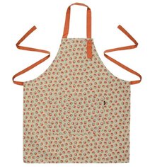 Фартук из хлопка с графичным принтом Ягоды Russian North, 81х69 см Tkano