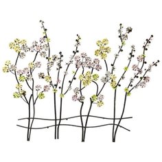 KARE Design Вешалка настенная Bush, коллекция "Кустарник" 93*72*12, Сталь, Пихта, Мультиколор