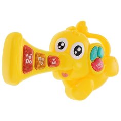 Музыкальная игрушка Жирафики Слоник, 951605, желтый