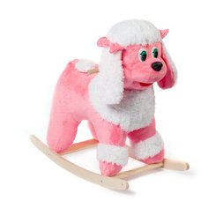 Тутси/ Детская мягкая игрушка качалка для малышей(каталка) Пудель