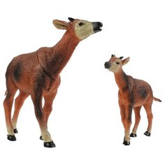 Игрушка пластизоль «Мамы и малыши. Корова и телёнок» Играем вместе