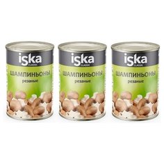 НАБОР 3шт Шампиньоны резаные (3 шт. по 425мл) ISKA
