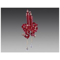 Ёлочная игрушка СВЕЧИ С БАНТОМ красно-золотые, 8.5х19.5 см, Holiday Classics AR1536R
