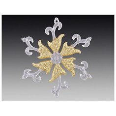 Елочное украшение Снежинка ОРИГИНАЛЬНАЯ, 11х12 см, Holiday Classics 15173