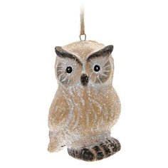 Елочное украшение ЛЕСНАЯ СОВУШКА, разные модели, 4.5х4х7 см, Koopman International AAA710500/AAA710504