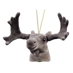 Елочное украшение ГОЛОВА ЛОСЯ, 10х12 см, Kaemingk 517672