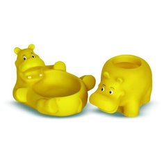 Набор игрушкек из ПВХ "Набор для ванной комнаты Бегемотики" Весна B595