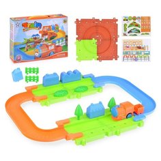 Железная дорога Oubaoloon на батарейках, в коробке (3026)