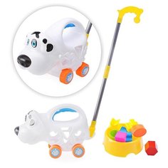 Каталка-сортер Oubaoloon "Собачка", в пакете (89368)