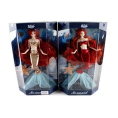 Кукла шарнирная Наша Игрушка Русалка, 29 см, 4 предмета (JND-1602)