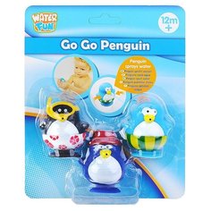 Игрушка для ванны Oubaoloon "Пингвин", на листе (23203)