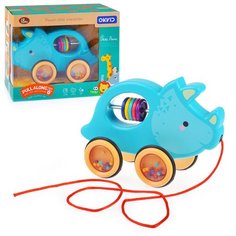 Каталка Oubaoloon "Носорог", в коробке (7034)