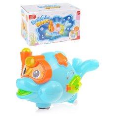 Музыкальная игрушка Oubaoloon Рыбка (свет и звук), в коробке (HD998B)
