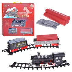 Железная дорога Oubaoloon на батарейках, в коробке (8299-69)