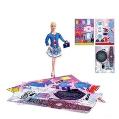 Кукла Happy Valley шарнирная, "Кэтти", с набором для создания одежды "Я модельер" (3842705)