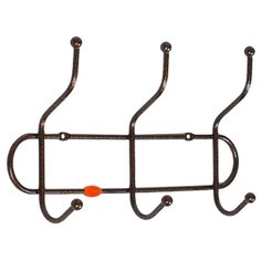 ВЕШАЛКА НАСТЕННАЯ "ДРУЖБА 3" (3 КРЮЧКА) 265*150*60 ММ СЕРЫЙ (1/10) ВН 330С ЗМИ