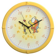 Настенные часы круглые ГРАНАТ Ф-6807-7 детские диаметр 27,5 см