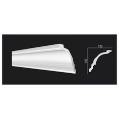 Лепнина Decor-Dizayn Карниз DD16, минимальный заказ от 10 шт.