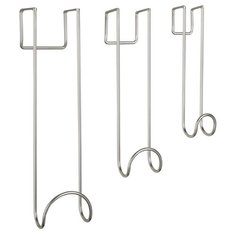 Набор из 3 надверных крючков Swoop никель Umbra