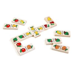 Деревянная игрушка Томик "Домино Фрукты-ягоды" (5555-5)
