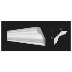 Лепнина Decor-Dizayn Карниз DD05, продается по 5 шт.