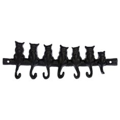 ВЕШАЛКА ДЕКОРАТИВНАЯ "КОТЯТА" 7 КРЮЧКОВ 30*11*2 СМ "BLUMEN HAUS"