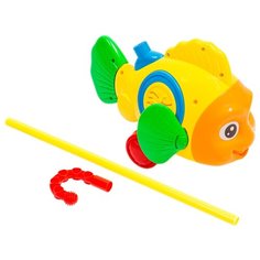 Каталка в виде желтой рыбки. Помогает развить координацию ребенка. Panawealth Inter Holdings