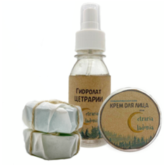 Набор косметики из цетрарии для лица Cetraria