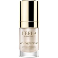 HERLA Концентрированная омолаживающая сыворотка для лица Золото Gold Supreme 24k gold concentrated anti-age serum booster, 15 мл