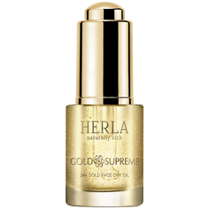 HERLA Сухое лифтинг-масло для лица Золото Gold Supreme 24k gold face dry oil, 15 мл
