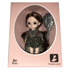 Коллекционная кукла Darvish с расческой 16,5 см в платье с лямками