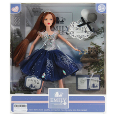 Набор оригинальной детской куклы Эмили "Мечтательница" с аксессуарами / Большая дизайнерская кукла в подарок для девочек от 3 лет / 28 см Emily