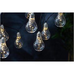 Гирлянда садовая светодиодная GLOW на солнечной батарее, длина - 1,9 м, цвет - прозрачный, 480-10 Star Trading