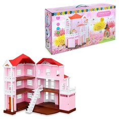 Домик для кукол Oubaoloon с животными, в коробке (1513)