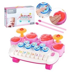 Пианино Oubaoloon 39,5*27*20 см, 2 в 1, в коробке (12083A)