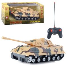 Танк р/у Oubaoloon 27 MHz, свет, звук, в коробке (AKX521C)