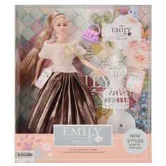 Набор оригинальной детской куклы Эмили "Fashion показ" с аксессуарами / Большая дизайнерская кукла в подарок для девочек от 3 лет / 28 см Emily