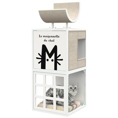 Модульный комплекс с когтеточкой и лежанкой Maisonnette "Скандинавия"