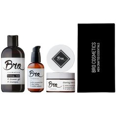 Подарочный набор Bro Cosmetics №5.2 // крем-гель для бритья, бальзам для лица и бороды, sport шампунь-гель для душа, подарочная упаковка Brocosmetics