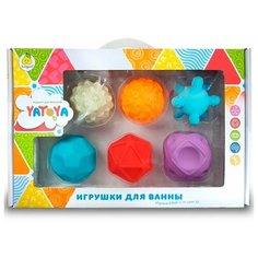 ЯиГрушка "YATOYA" Игрушка для купания Обучающие мячики 6 шт. 12316