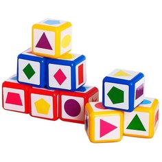 Обучающие кубики «Учим цвета и формы» Iq Zabiaka