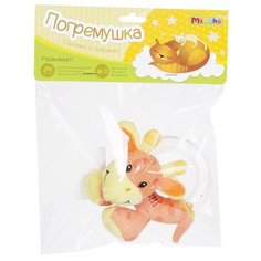Погремушка Mioshi "Милый зверёк", 12 см (MIO0302-011)
