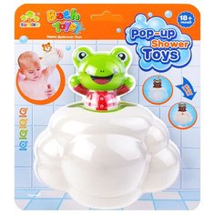 Игрушка для ванны Oubaoloon "Лягушонок в облачке", на листе (SL87026)