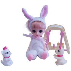 Игровой набор Кукла в костюме зайчика с аксессуарами Jia Yu Toys