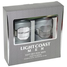 Набор косметический парфюмерный для мужчин Light Coast (шампунь 250 мл + гель для душа 250 мл) Festiva