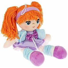 Кукла мягкая "НИКА" 26 см, оранжевые волосы Oly Bondibon