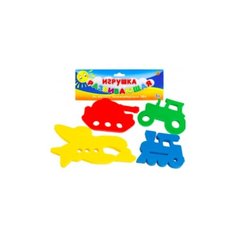 Развивающая игрушка из ЭВА Веселые Фигурки "Транспорт" Рыжий кот
