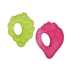 Tommee tippee Комплект прорезыватeлей с водяным наполнителем Передние зубы (зеленый, малиновый) - 2 шт