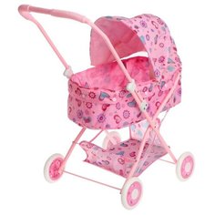 Коляска для кукол с корзиной, универсальная, металлический каркас Сима ленд