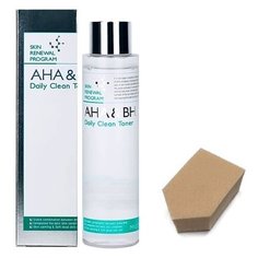 MIZON Тонер для лица AHA&BHA, 150мл + спонж